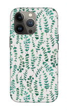 Load image into Gallery viewer, Eucalyptus Watercolor Pattern - Phone Case