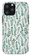 Load image into Gallery viewer, Eucalyptus Watercolor Pattern - Phone Case