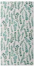 Load image into Gallery viewer, Eucalyptus Watercolor Pattern - Beach Towel