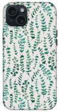 Load image into Gallery viewer, Eucalyptus Watercolor Pattern - Phone Case
