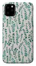 Load image into Gallery viewer, Eucalyptus Watercolor Pattern - Phone Case