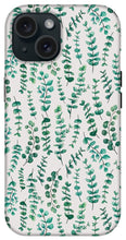 Load image into Gallery viewer, Eucalyptus Watercolor Pattern - Phone Case