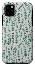 Load image into Gallery viewer, Eucalyptus Watercolor Pattern - Phone Case