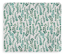 Load image into Gallery viewer, Eucalyptus Watercolor Pattern - Blanket