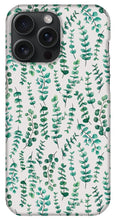 Load image into Gallery viewer, Eucalyptus Watercolor Pattern - Phone Case