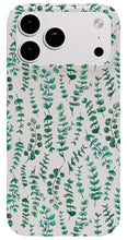 Load image into Gallery viewer, Eucalyptus Watercolor Pattern - Phone Case