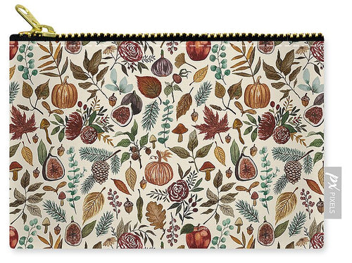 Fall Forest Pattern - Zip Pouch