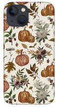 Load image into Gallery viewer, Fall Pumpkins, Flowers and Leaves - Phone Case