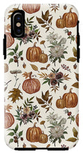 Load image into Gallery viewer, Fall Pumpkins, Flowers and Leaves - Phone Case