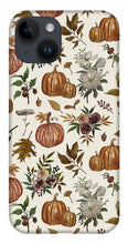 Load image into Gallery viewer, Fall Pumpkins, Flowers and Leaves - Phone Case