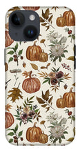 Load image into Gallery viewer, Fall Pumpkins, Flowers and Leaves - Phone Case