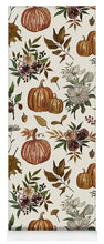 Load image into Gallery viewer, Fall Pumpkins, Flowers and Leaves - Yoga Mat