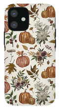 Load image into Gallery viewer, Fall Pumpkins, Flowers and Leaves - Phone Case