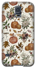 Load image into Gallery viewer, Fall Pumpkins, Flowers and Leaves - Phone Case