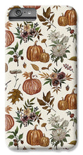 Load image into Gallery viewer, Fall Pumpkins, Flowers and Leaves - Phone Case