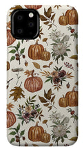 Load image into Gallery viewer, Fall Pumpkins, Flowers and Leaves - Phone Case