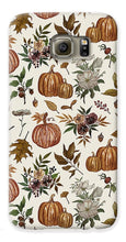 Load image into Gallery viewer, Fall Pumpkins, Flowers and Leaves - Phone Case