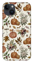 Load image into Gallery viewer, Fall Pumpkins, Flowers and Leaves - Phone Case