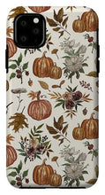 Load image into Gallery viewer, Fall Pumpkins, Flowers and Leaves - Phone Case