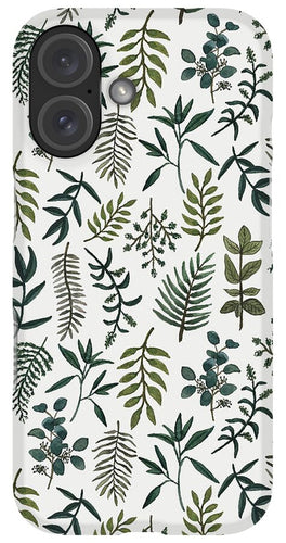 Fern Watercolor Pattern - Phone Case