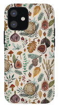 Load image into Gallery viewer, Figs, Mushrooms and Leaves Pattern - Phone Case