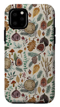 Load image into Gallery viewer, Figs, Mushrooms and Leaves Pattern - Phone Case
