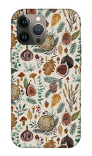 Load image into Gallery viewer, Figs, Mushrooms and Leaves Pattern - Phone Case