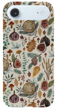 Load image into Gallery viewer, Figs, Mushrooms and Leaves Pattern - Phone Case