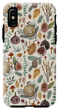 Load image into Gallery viewer, Figs, Mushrooms and Leaves Pattern - Phone Case