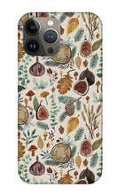 Load image into Gallery viewer, Figs, Mushrooms and Leaves Pattern - Phone Case