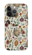 Load image into Gallery viewer, Figs, Mushrooms and Leaves Pattern - Phone Case
