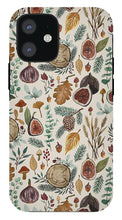 Load image into Gallery viewer, Figs, Mushrooms and Leaves Pattern - Phone Case
