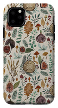 Load image into Gallery viewer, Figs, Mushrooms and Leaves Pattern - Phone Case