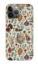 Load image into Gallery viewer, Figs, Mushrooms and Leaves Pattern - Phone Case