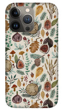 Load image into Gallery viewer, Figs, Mushrooms and Leaves Pattern - Phone Case