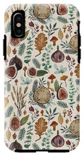 Load image into Gallery viewer, Figs, Mushrooms and Leaves Pattern - Phone Case