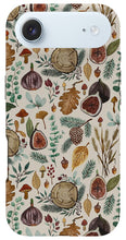 Load image into Gallery viewer, Figs, Mushrooms and Leaves Pattern - Phone Case