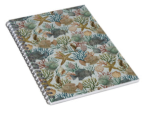 Fish Pattern - Spiral Notebook