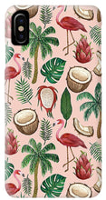 Load image into Gallery viewer, Flamingo Coconut Pattern - Phone Case