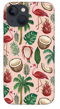 Load image into Gallery viewer, Flamingo Coconut Pattern - Phone Case