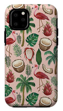 Load image into Gallery viewer, Flamingo Coconut Pattern - Phone Case