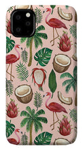 Load image into Gallery viewer, Flamingo Coconut Pattern - Phone Case