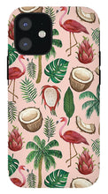 Load image into Gallery viewer, Flamingo Coconut Pattern - Phone Case