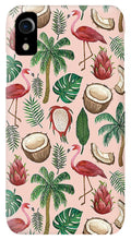 Load image into Gallery viewer, Flamingo Coconut Pattern - Phone Case