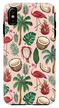 Load image into Gallery viewer, Flamingo Coconut Pattern - Phone Case