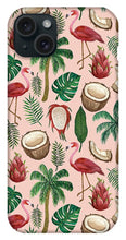 Load image into Gallery viewer, Flamingo Coconut Pattern - Phone Case
