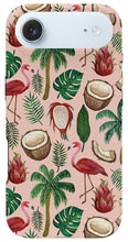 Load image into Gallery viewer, Flamingo Coconut Pattern - Phone Case