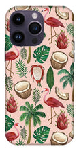 Load image into Gallery viewer, Flamingo Coconut Pattern - Phone Case