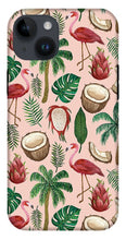 Load image into Gallery viewer, Flamingo Coconut Pattern - Phone Case