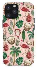 Load image into Gallery viewer, Flamingo Coconut Pattern - Phone Case